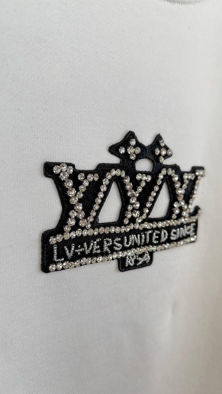 Louis Vuitton Embellished Signature Jumper in 2 Colors UK Reps AAA Quality