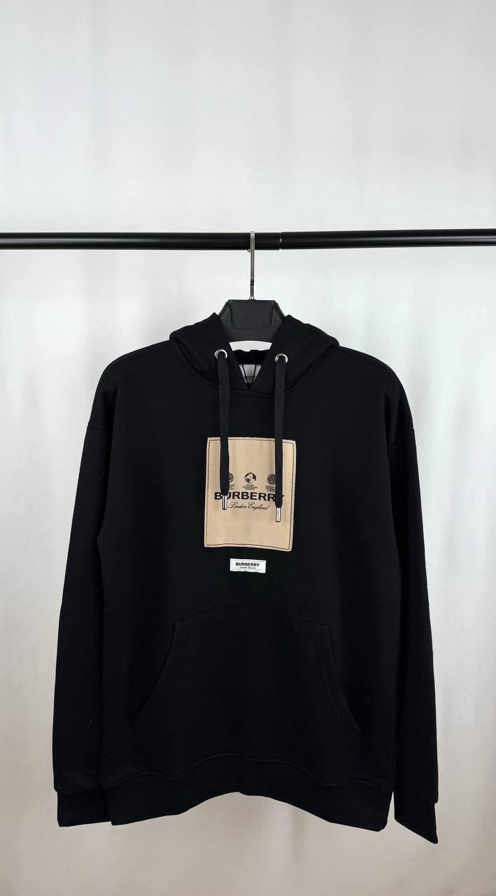 Burberry Graphic Patch Hoodie Mens in 2 Colors UK Reps AAA Quality