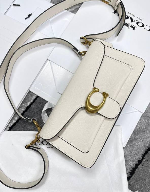 Coach Tabby Shoulder Bag in White Color UK Reps AAA Quality