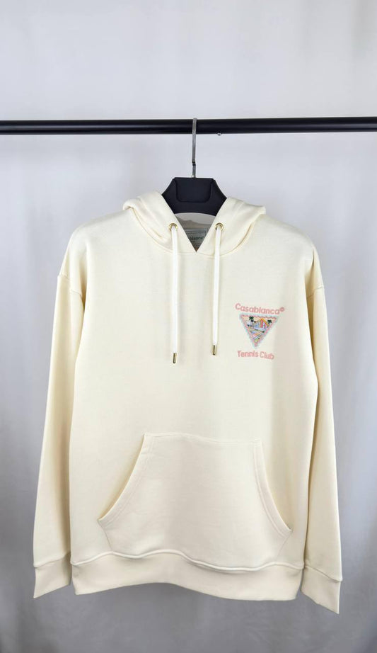 Casablanca Tennis Club Icon Organic Cotton Hoodie Mens in Multiple Colors Best Sale UK Rep AAA Quality