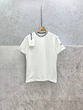 Moncler Logo-Collar T-Shirts Mens in 2 Colors Best Sale UK Reps AAA Quality