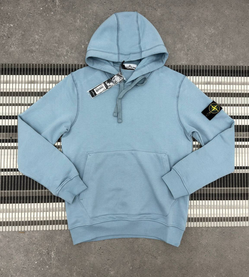 Stone Island Logo Fleece Hood Cotton Mens Hoodie in Multiple Colors Best Sale UK Reps AAA Quality