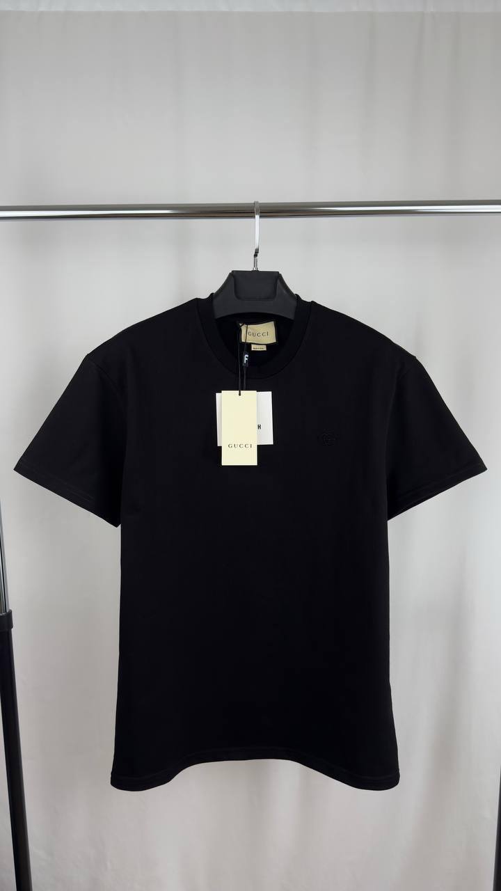 Gucci GG Embroidered Logo T-Shirts in 2 Colors Mens Best Sale UK Reps AAA Quality