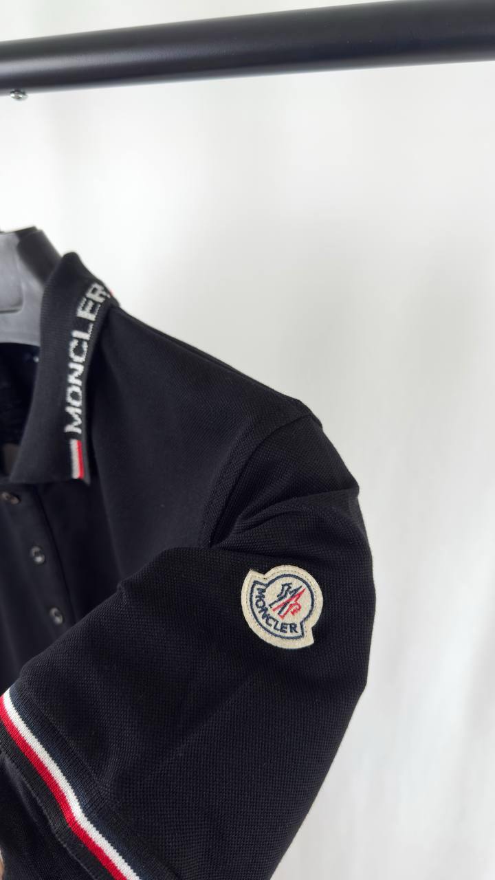Moncler Classic Logo Polo Shirts Mens in 2 Colors Best Sale UK Reps AAA Quality