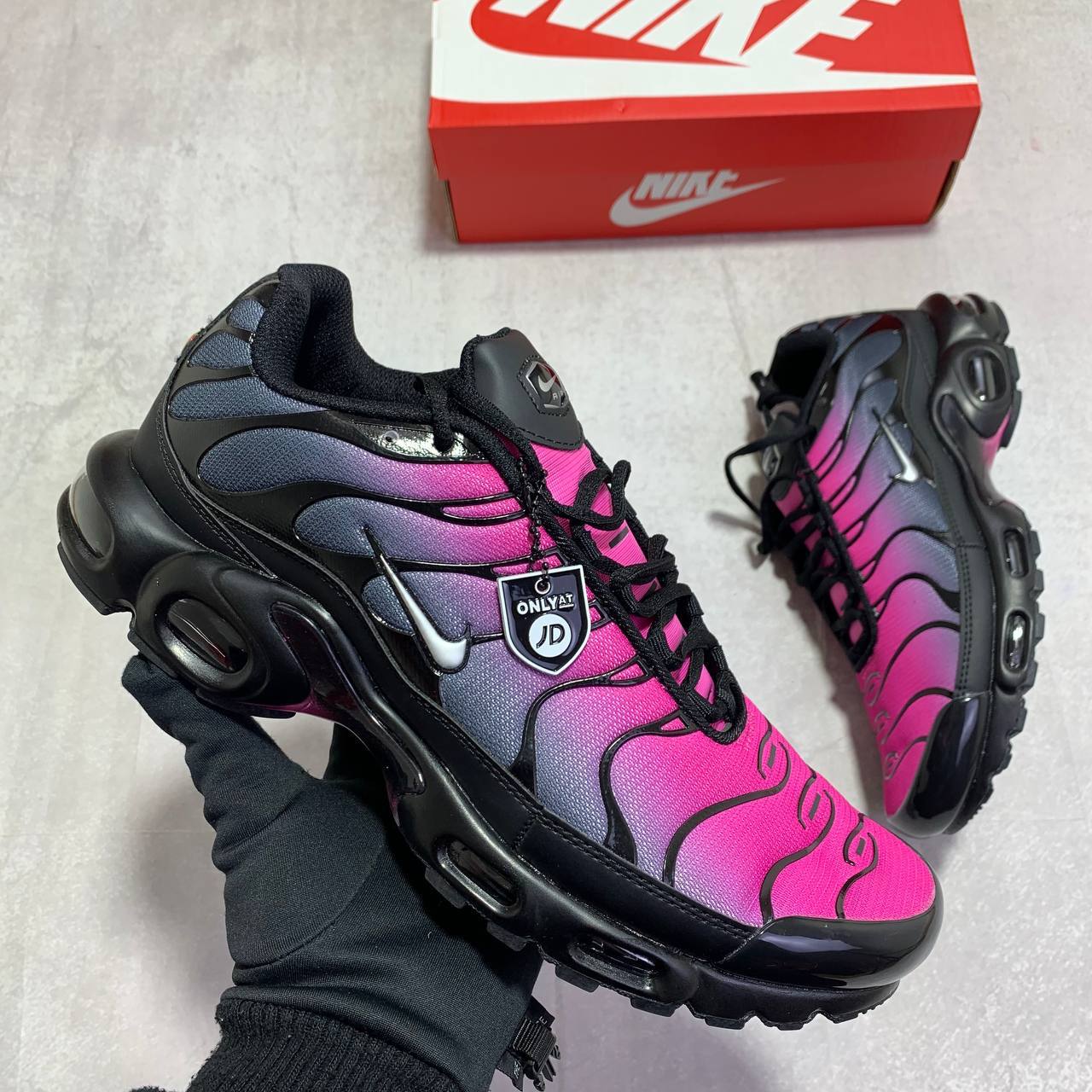 Nike Air Max Plus TN Rose Fille Black Pink Mens Trainers Best Sale UK Reps AAA Quality