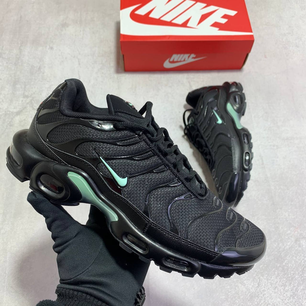 Nike Air Max Plus TN Black Mint Green Mens Trainers Best Sale UK Reps AAA Quality