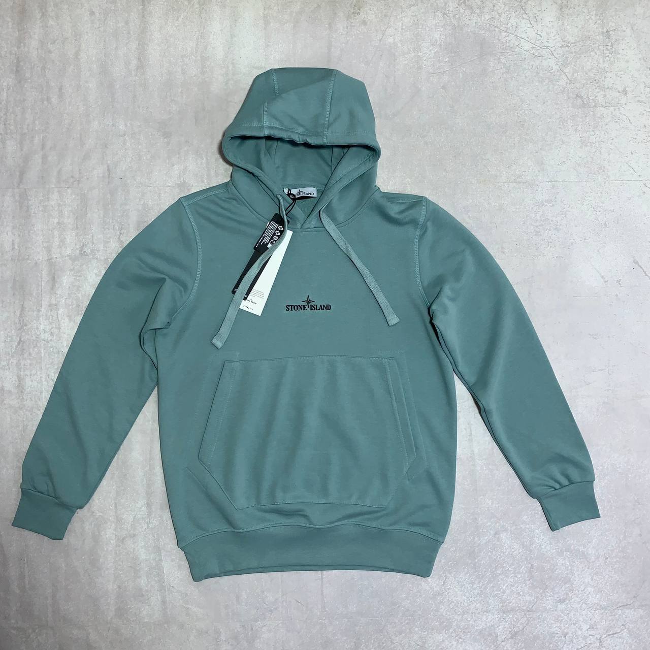 Stone Island On Front Embroidered Logo Mens Hoodie in Multiple Colors Best Sale UK Reps AAA Quality