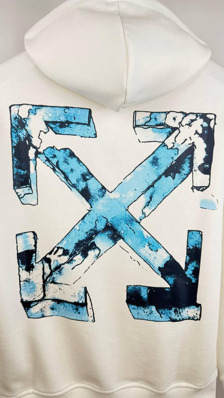 Off White Marker Arrows Hoodie Mens in 2 Color UK Reps AAA Quality
