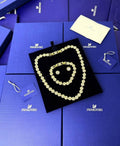 Swarovski Una Angelic Gold-Tone Necklace & Earrings & Bracelet Set Womens UK Reps AAA Quality