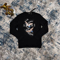 Amiri Crane Crew Neck Jumpers Mens Black UK Reps AAA Quality