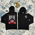 Rhude Card Red Hoodie in Black Color for Mens UK Reps AAA Quality