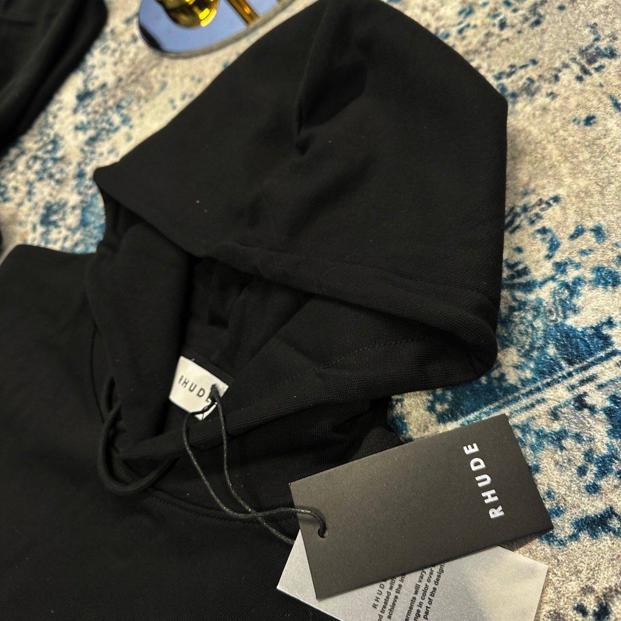 Rhude Card Red Hoodie in Black Color for Mens UK Reps AAA Quality