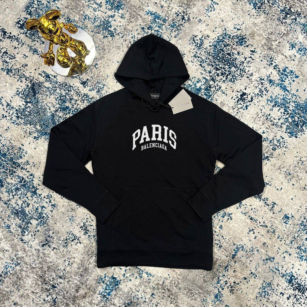 Balenciaga Cities Paris Hoodie in Black Color for Mens UK Reps AAA Quality