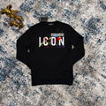 Dsquared2 Splatter Logo Crew Jumpers Mens UK Reps AAA Quality