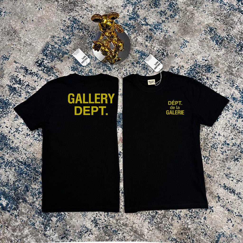 Gallery Dept. Black French T-Shirt UK Reps AAA Quality