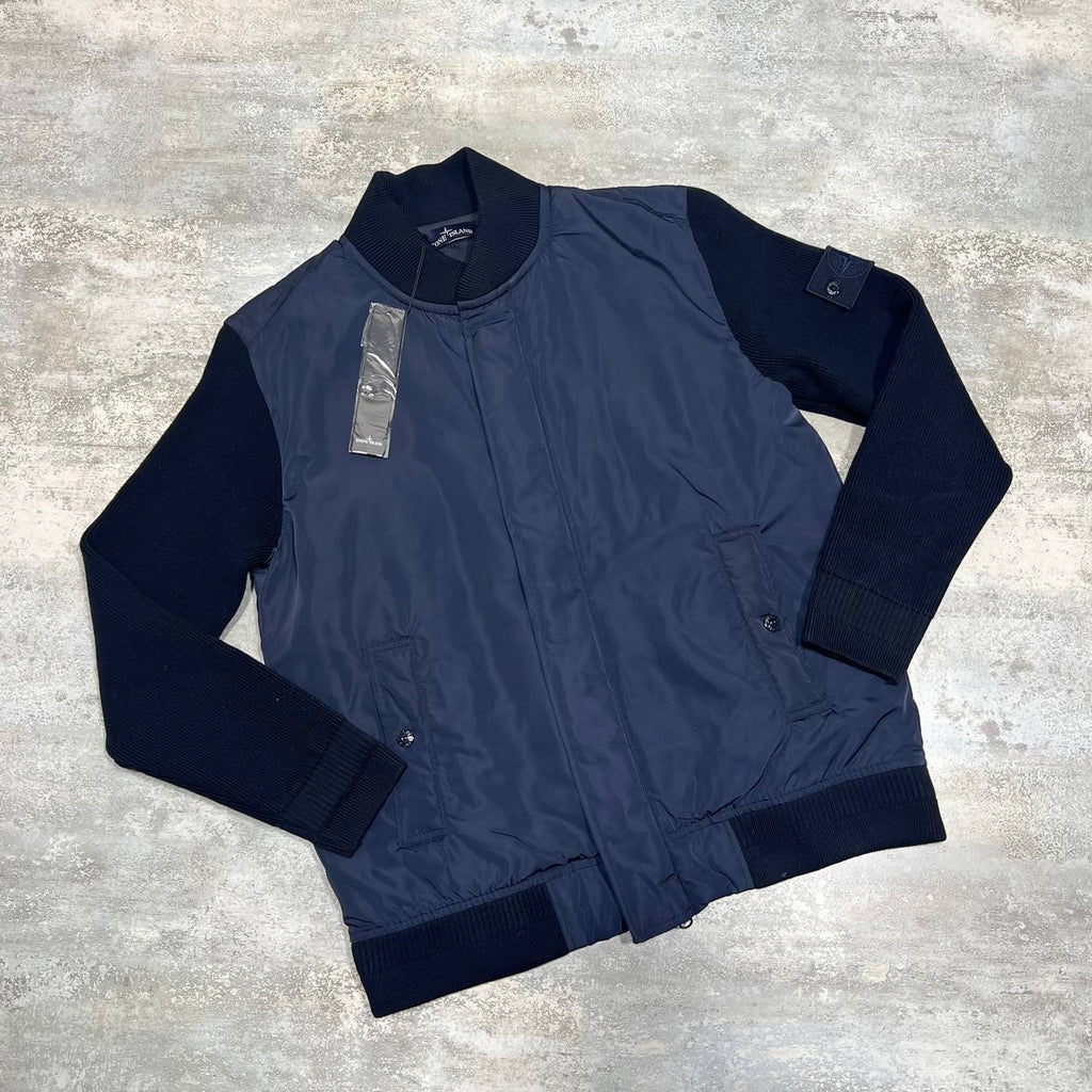 Stone Island Hybrid Bomber Jacket Mens in 2 Colors UK Reps AAA Quality