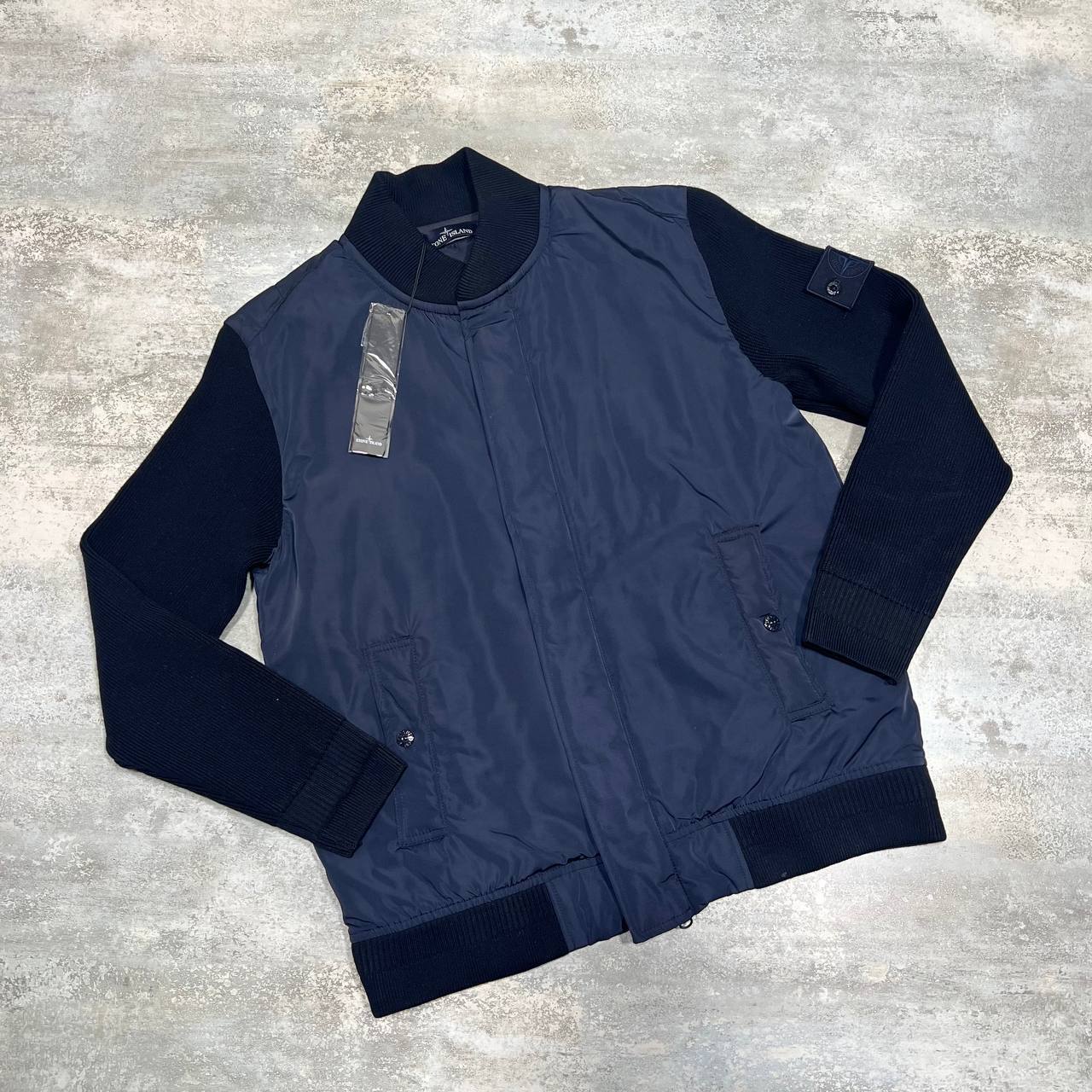 Stone Island Hybrid Bomber Jacket Mens in 2 Colors UK Reps AAA Quality