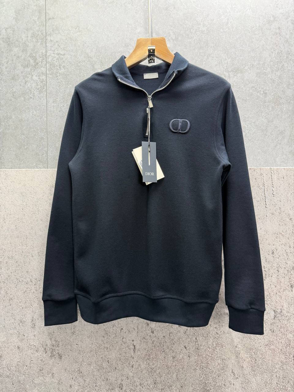 Christian Dior CD Icon Half Zip Cotton Mens Jumpers in Multiple Colors UK Reps AAA Quality
