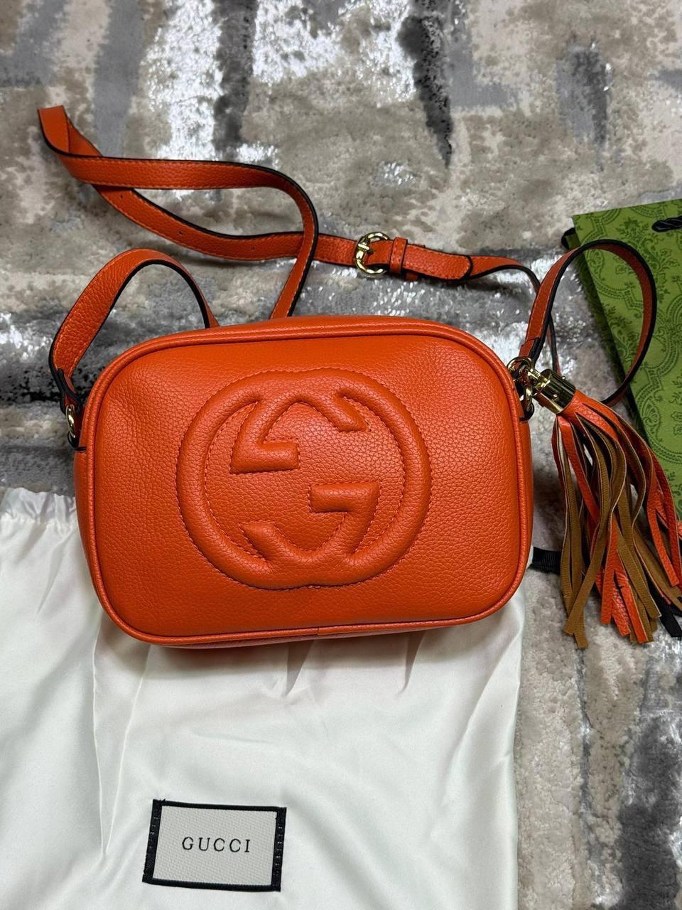 Gucci Soho Small Leather Bag in 2 Colors UK Reps AAA Quality