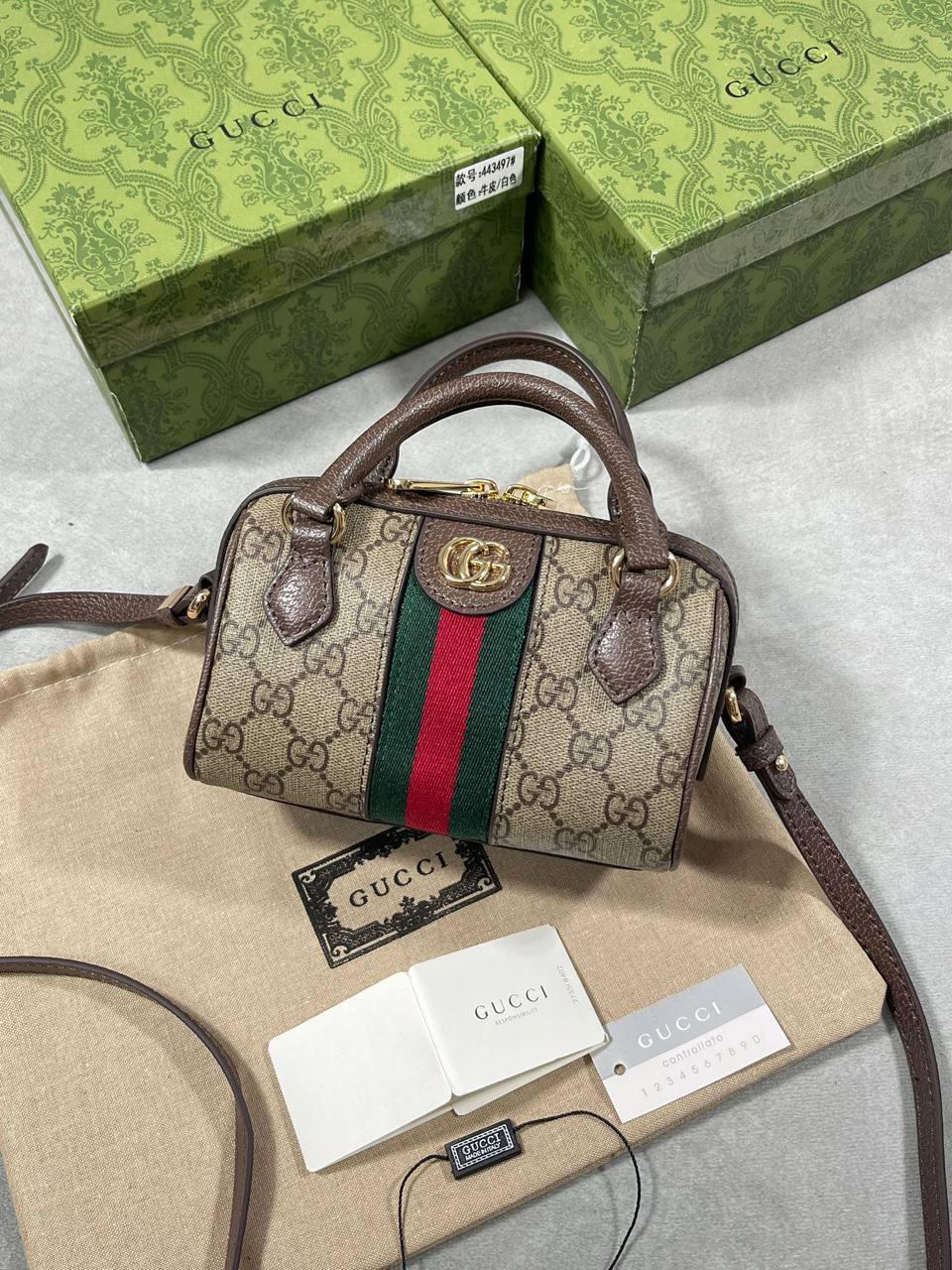 Gucci Ophidia Mini Top Bag in 2 Colors UK Reps AAA Quality