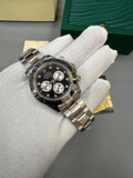 Rolex Daytona White Gold Black Diamond Mens Watch UK Reps AAA Quality