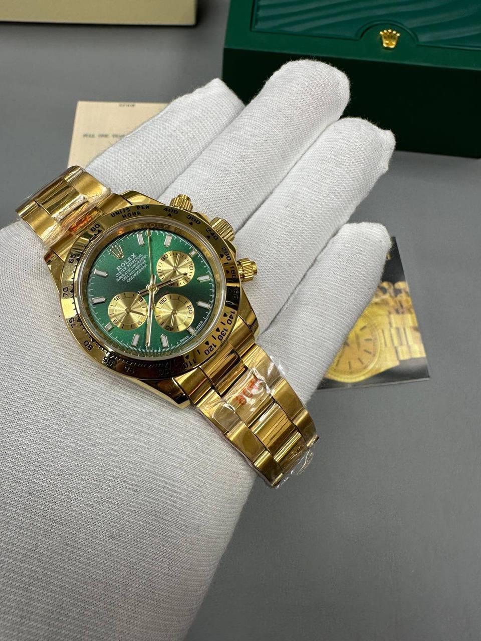 Rolex Daytona Green Dial Mens Watch UK Reps AAA Quality