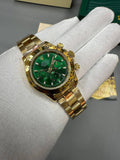 Rolex Daytona Green Sunburst Dial Mens Watch UK Reps AAA Quality