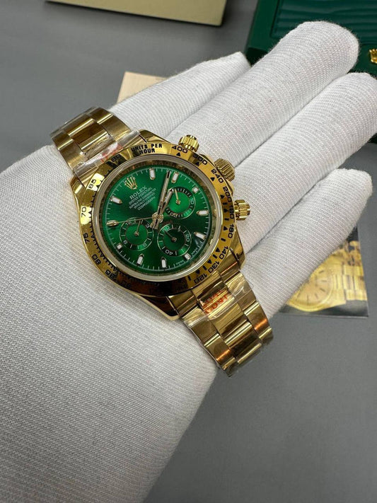 Rolex Daytona Green Sunburst Dial Mens Watch UK Reps AAA Quality