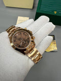 Rolex Daytona Arabic Chocolate Dial Mens Watch UK Reps AAA Quality