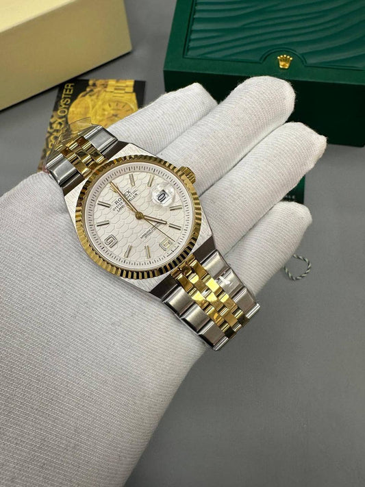 Rolex Oyster Perpetual Land-Dweller White Dial Mens Watch UK Reps AAA Quality
