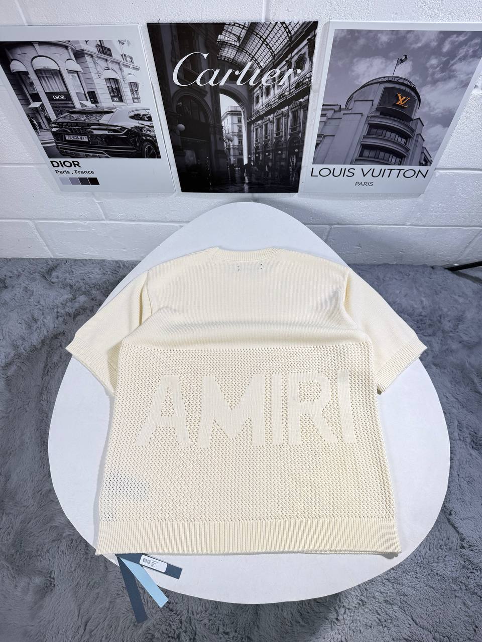 AMIRI Crochet-Knit T-Shirt in 2 Colors UK Reps AAA Quality