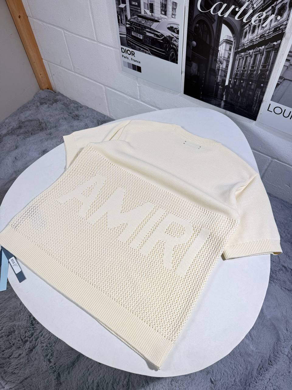 AMIRI Crochet-Knit T-Shirt in 2 Colors UK Reps AAA Quality