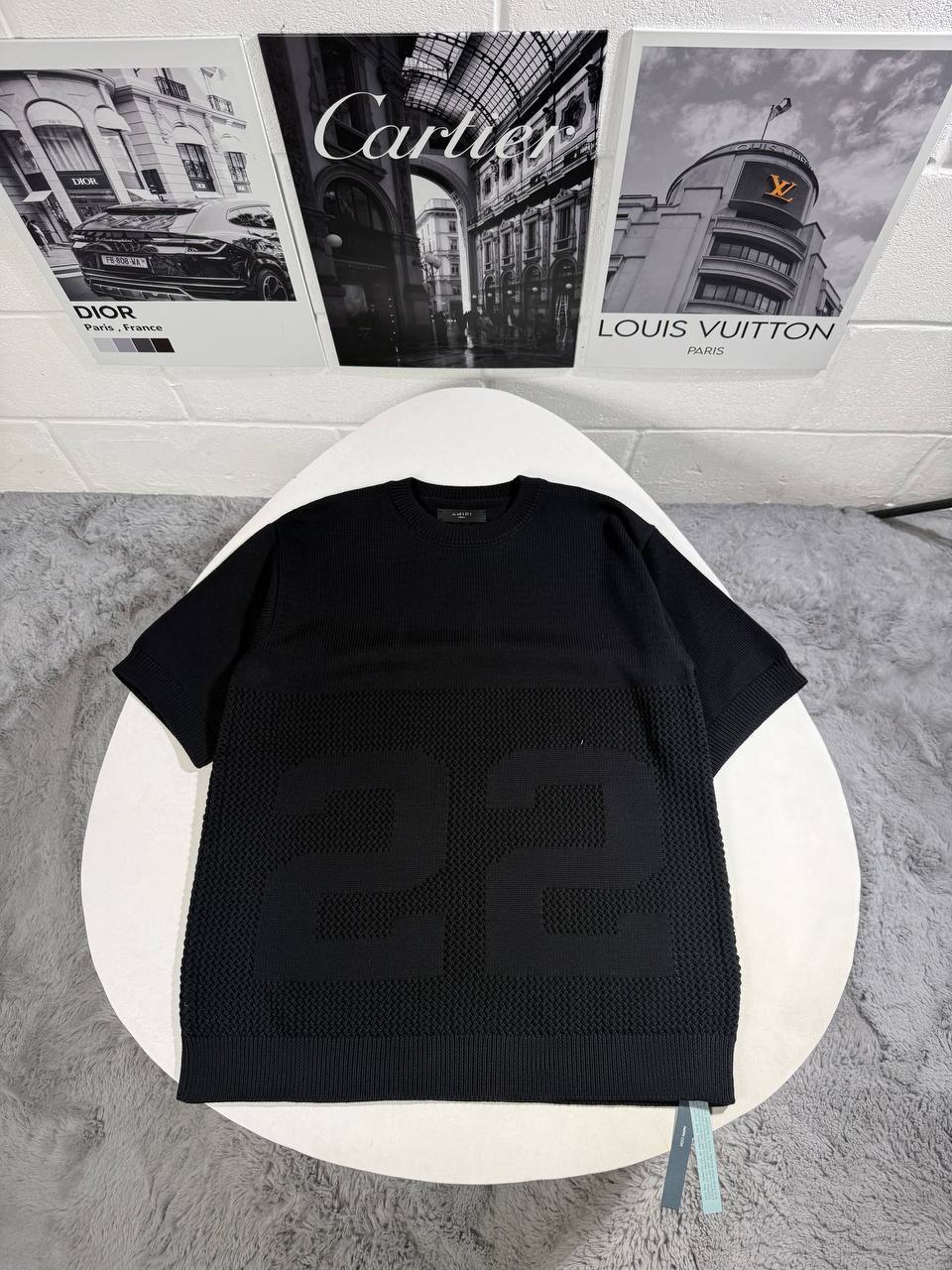 AMIRI Crochet-Knit T-Shirt in 2 Colors UK Reps AAA Quality
