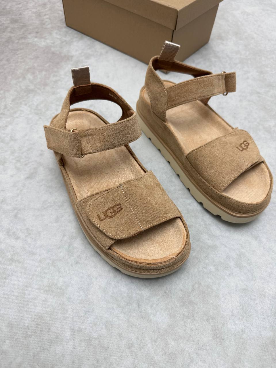 UGG Goldenstar Platform Sandals UK Reps AAA Quality