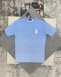 Louis Vuitton Knitted Cotton T-Shirt in 2 Colors UK Reps AAA Quality