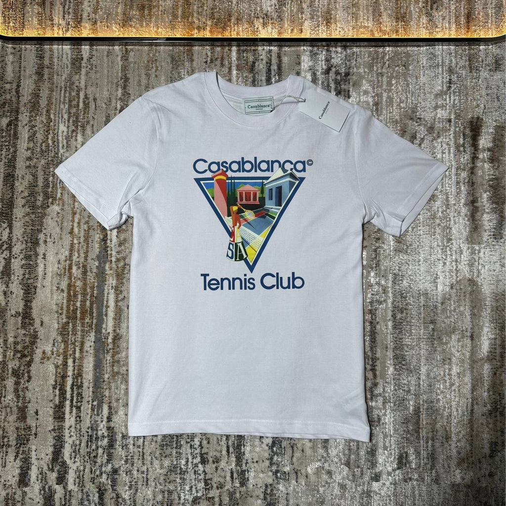 Casablanca Tennis Club T-Shirt in Multiple Colors UK Reps AAA Quality