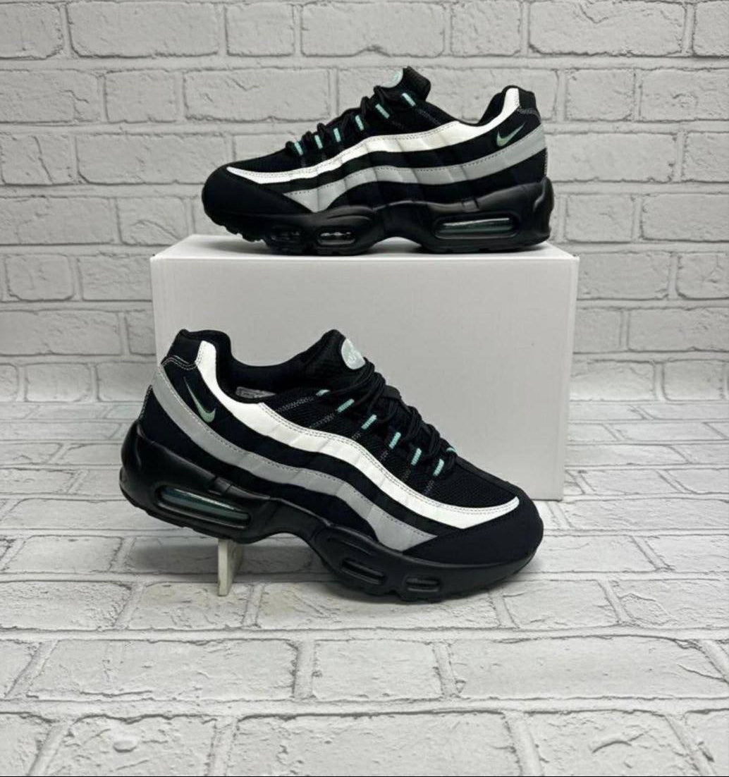 Nike Air Max 95 Black/ Green Womens Trainers UK Reps AAA Quality
