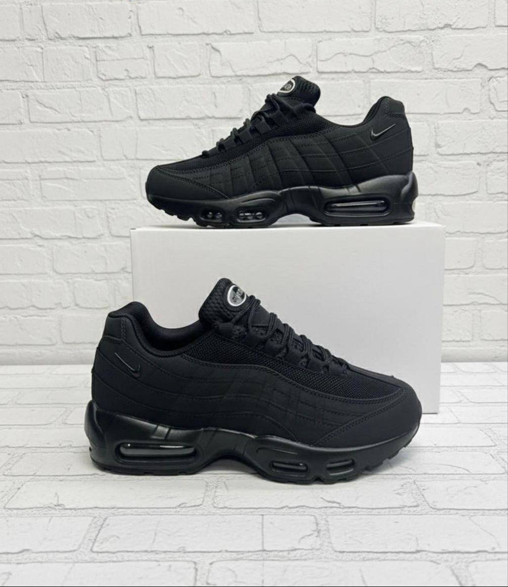 Nike Air Max 95 Full Black Womens Trainers UK Reps AAA Quality