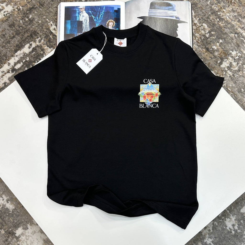 Casablanca Flower Court T-Shirt in 2 Colors UK Reps AAA Quality