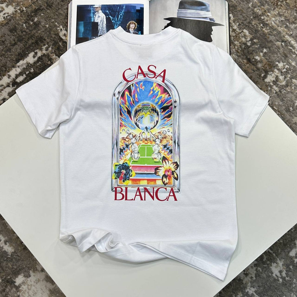 Casablanca Landscape T-Shirt in 2 Colors UK Reps AAA Quality