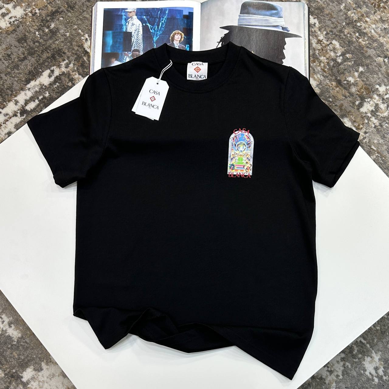 Casablanca Landscape T-Shirt in 2 Colors UK Reps AAA Quality
