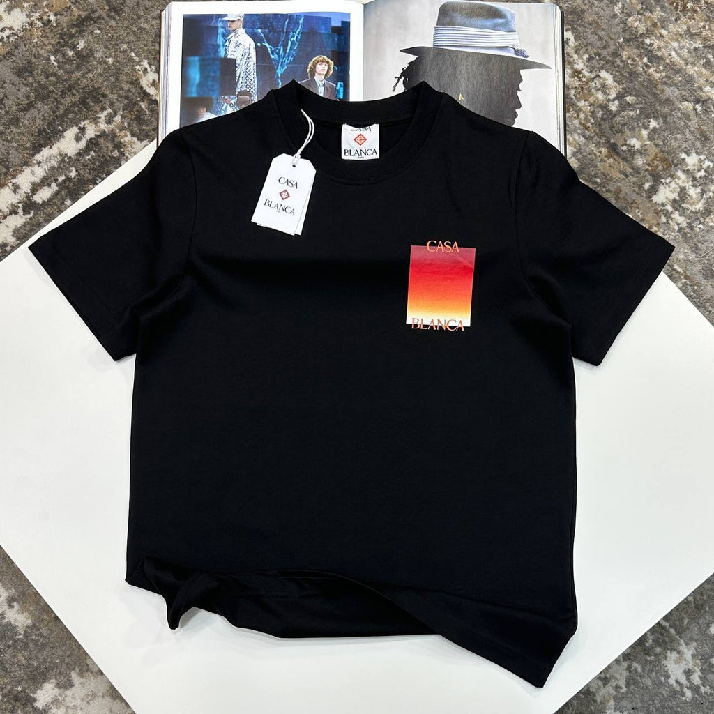 Casablanca Gradient Square T-Shirt in Black Color UK Reps AAA Quality