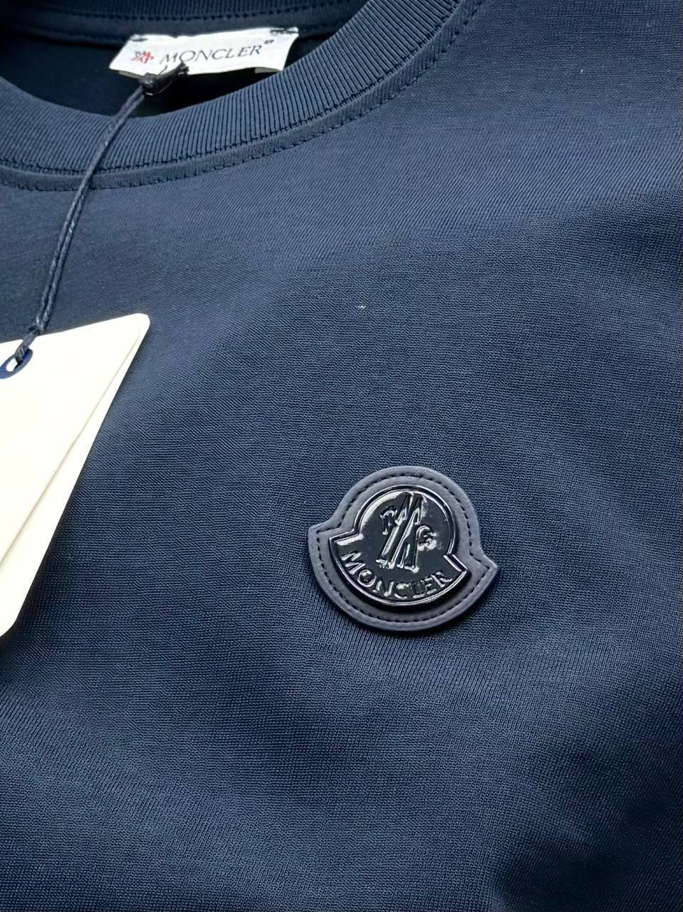 Moncler Badge Cotton Jersey T-Shirt in Multiple Colors UK Reps AAA Quality