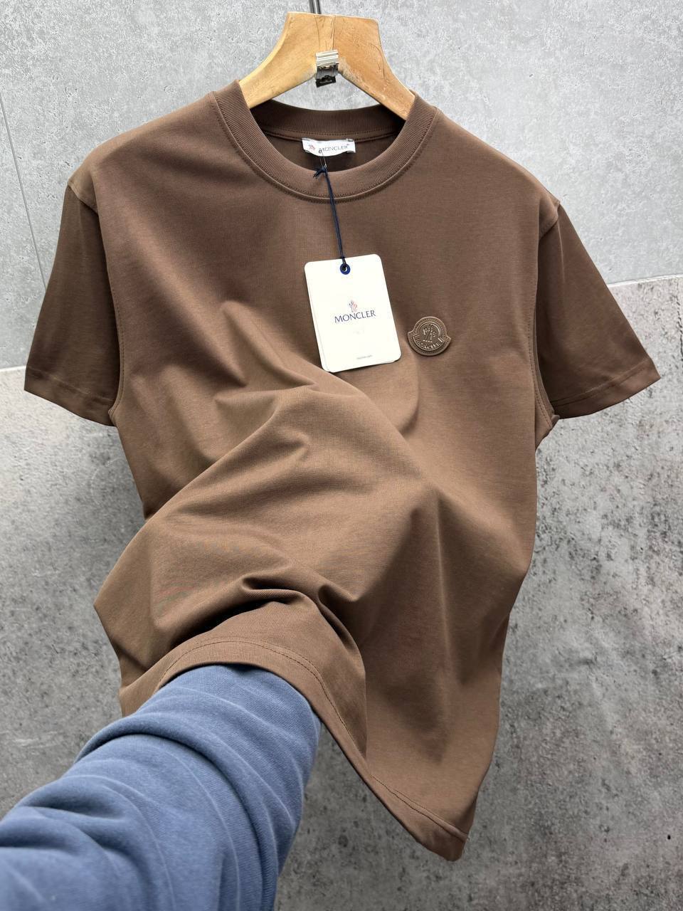 Moncler Badge Cotton Jersey T-Shirt in Multiple Colors UK Reps AAA Quality