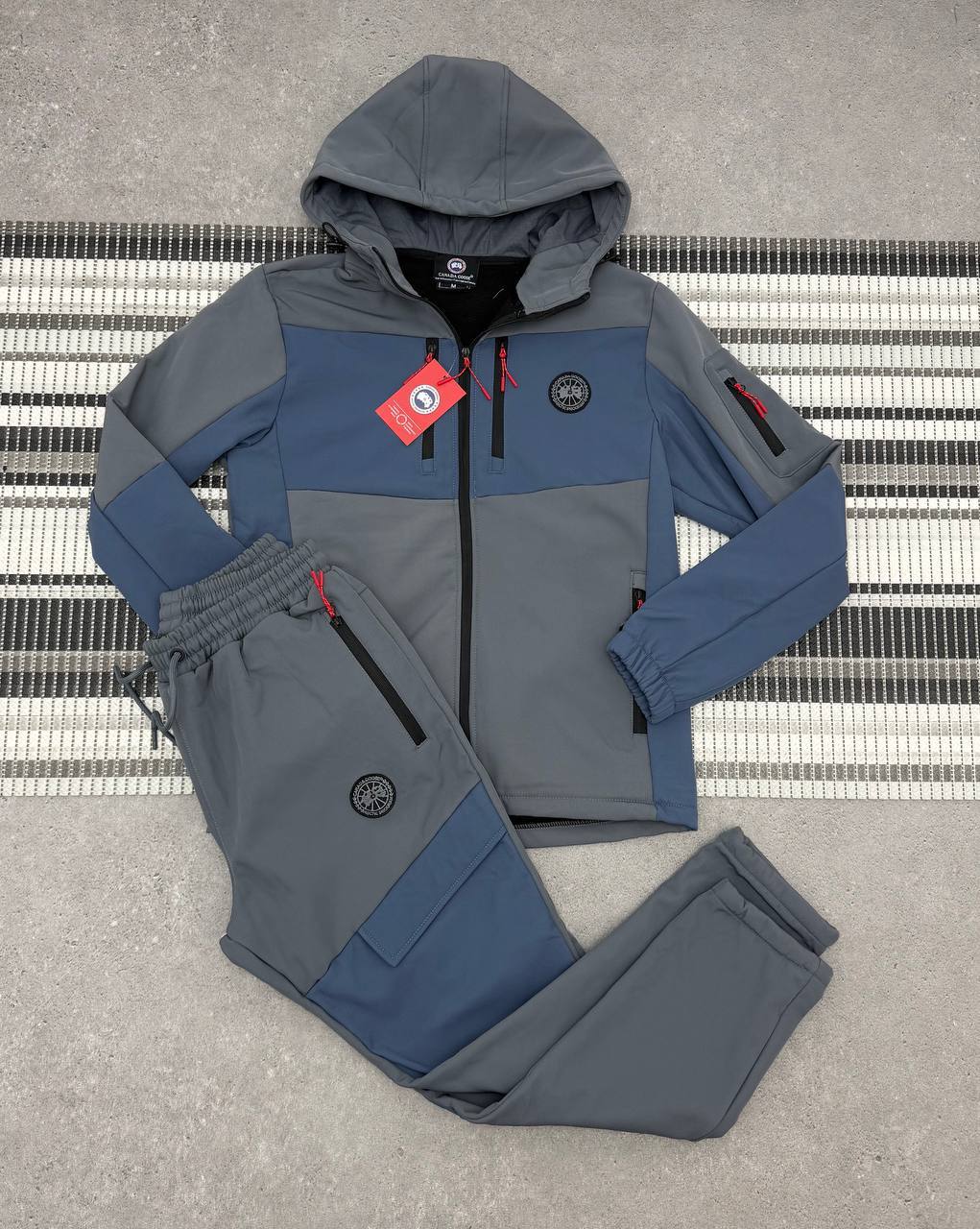 Canada Goose Sports Full Zip Hoodie Black Label Tracksuits in Multiple Colors Mens UK Replica AAA Quality