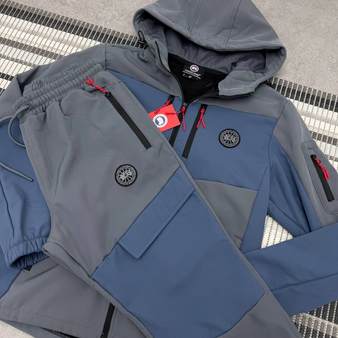 Canada Goose Sports Full Zip Hoodie Black Label Tracksuits in Multiple Colors Mens UK Replica AAA Quality