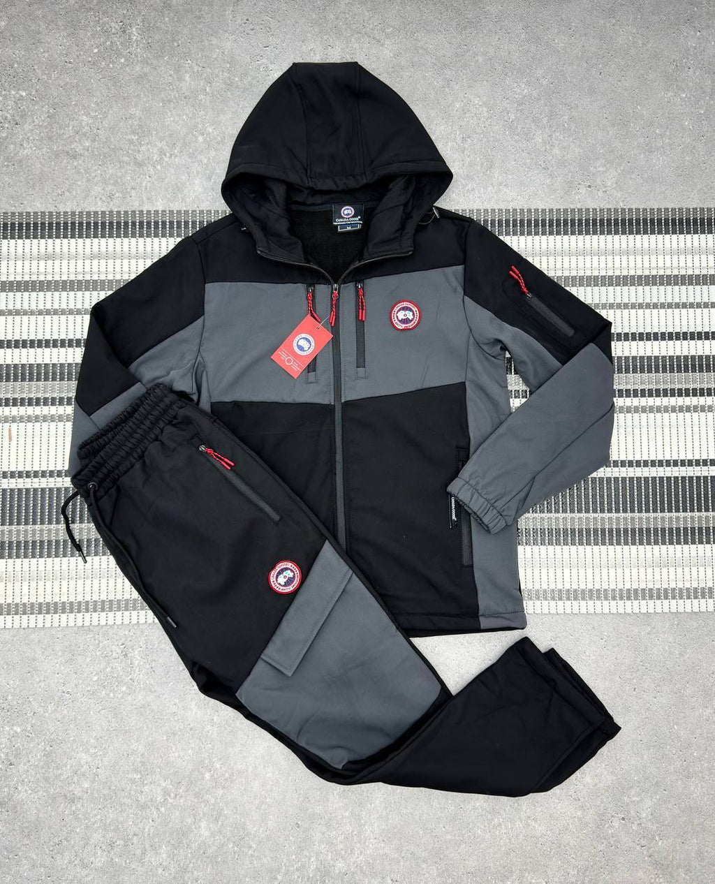Canada Goose Sports Full Zip Hoodie Logo Tracksuits in Multiple Colors Mens UK Replica AAA Quality