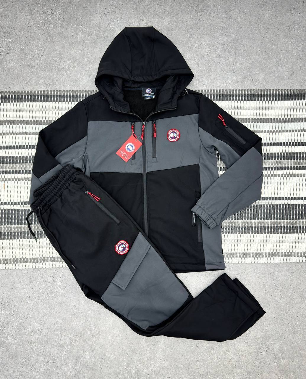 Canada Goose Sports Full Zip Hoodie Logo Tracksuits in Multiple Colors Mens UK Replica AAA Quality