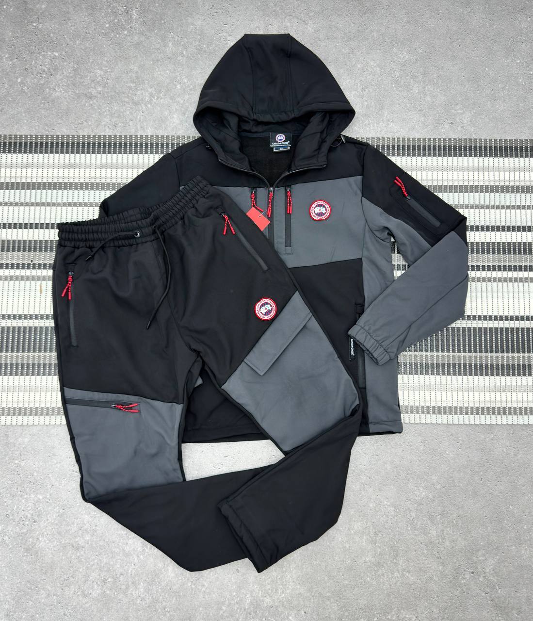 Canada Goose Sports Full Zip Hoodie Logo Tracksuits in Multiple Colors Mens UK Replica AAA Quality