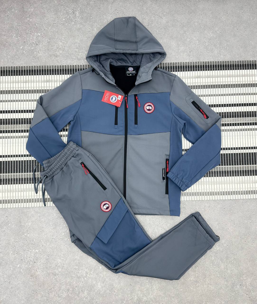 Canada Goose Sports Full Zip Hoodie Logo Tracksuits in Multiple Colors Mens UK Replica AAA Quality